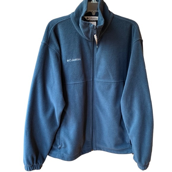 Columbia Other - Columbia‎ Blue Fleece Full-zip Jacket L